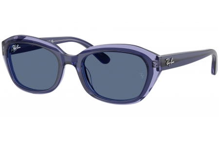 Gafas Junior - Ray-Ban Junior Collection - RJ9081S - 715980  VIOLET ON TRANSPARENT // DARK BLUE
