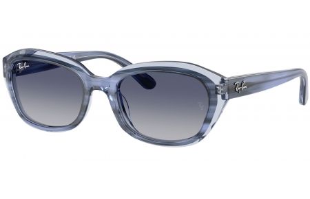 Gafas Junior - Ray-Ban Junior Collection - RJ9081S - 71764L  STRIPED BLUE ON TRANSPARENT BLUE // GREY GRADIENT BLUE