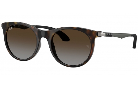 Gafas Junior - Ray-Ban Junior Collection - RJ9082S - 7182T5  HAVANA // BROWN GRADIENT GREY POLARIZED