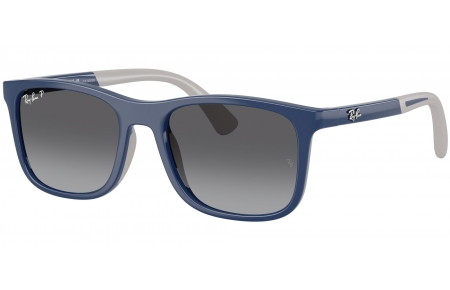 Gafas Junior - Ray-Ban Junior Collection - RJ9084S - 7187T3  BLUE ON RUBBER GREY // BROWN GRADIENT POLARIZED