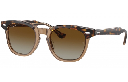 Gafas Junior - Ray-Ban Junior Collection - RJ9098S - 7152T5  HAVANA ON TRANSPARENT // BROWN GRADIENT POLARIZED