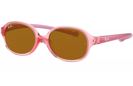 Gafas Junior - Ray-Ban Junior Collection - RJ9187S - 7080/3 TRANSPARENT LIGHT RED // BROWN