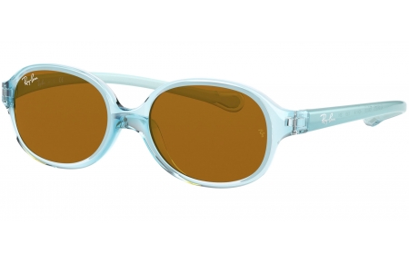 Gafas Junior - Ray-Ban Junior Collection - RJ9187S - 7081/3 TRANSPARENT LIGHT BLUE // BROWN
