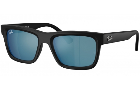 Gafas Junior - Ray-Ban Junior Collection - RJ9196S - 100S55  MATTE BLACK // BLUE MIRROR BLUE