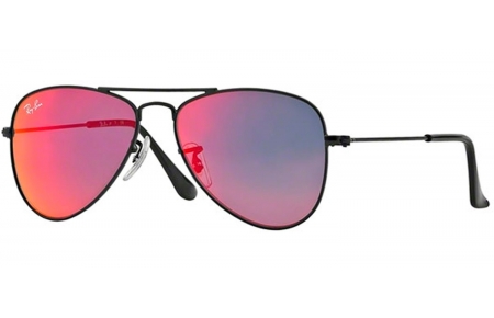 Gafas Junior - Ray-Ban Junior Collection - RJ9506S - 201/6Q MATTE BLACK // RED MULTILAYER