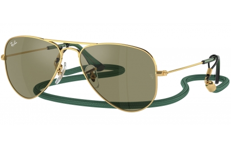Gafas Junior - Ray-Ban Junior Collection - RJ9506S - 223/6R ARISTA GOLD // GREEN MIRROR