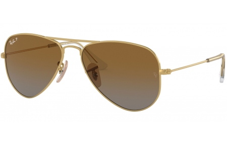 Gafas Junior - Ray-Ban Junior Collection - RJ9506S - 223/T5 GOLD // BROWN GRADIENT POLARIZED