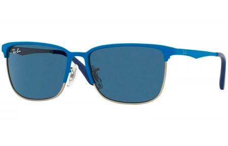 Gafas Junior - Ray-Ban Junior Collection - RJ9535S - 244/80 TOP MATTE BLUE ON SILVER // DARK BLUE