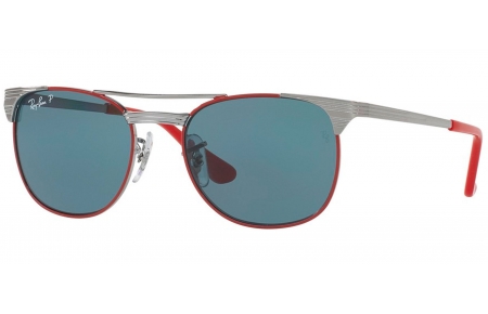 Gafas Junior - Ray-Ban Junior Collection - RJ9540S - 218/2V GUNMETAL TOP RED // BLUE POLARIZED