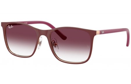 Gafas Junior - Ray-Ban Junior Collection - RJ9551S - 296/8H MATTE BURGUNDY ON ROSE GOLD // DARK VIOLET GRADIENT