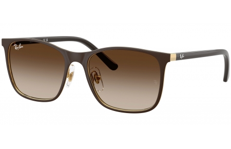 Gafas Junior - Ray-Ban Junior Collection - RJ9551S - 297/13 MATTE BROWN ON ARISTA // BROWN GRADIENT
