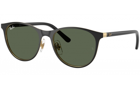 Gafas Junior - Ray-Ban Junior Collection - RJ9552S - 294/71  MATTE BLACK ON GOLD // DARK GREEN