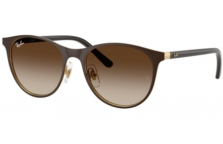 Gafas Junior - Ray-Ban Junior Collection - RJ9552S - 297/13 MATTE BROWN ON GOLD // BROWN GRADIENT