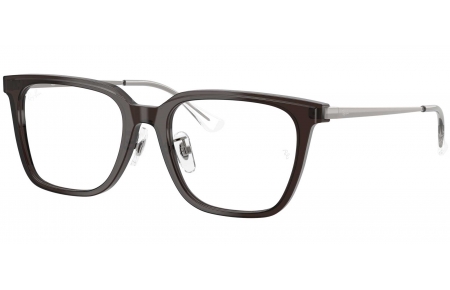 Monturas - Ray-Ban - RX5442D - 8290  TRANSPARENT DARK BROWN