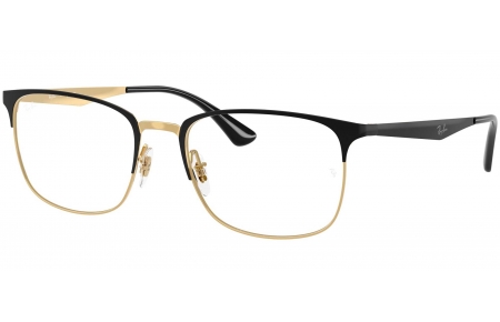 Monturas - Ray-Ban - RX6421 - 2890  BLACK ON GOLD