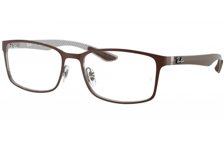 Monturas - Ray-Ban - RX8424 - 3227 MATTE BROWN GUNMETAL