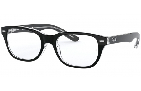 Gafas Junior - Ray-Ban Junior Collection - RY1555 - 3529 TOP BLACK ON TRANSPARENT