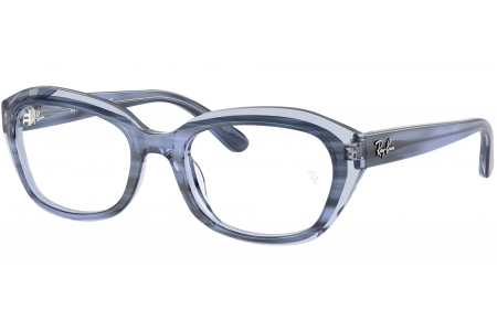 Gafas Junior - Ray-Ban Junior Collection - RY1636 - 3991 STRIPED BLUE ON TRANSPARENT BLUE