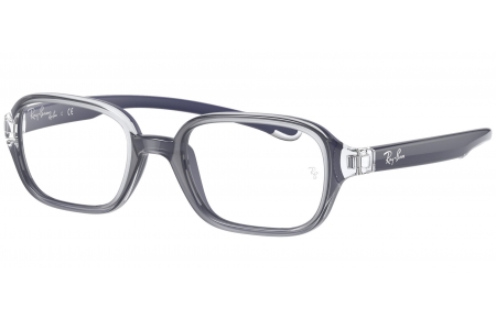 Gafas Junior - Ray-Ban Junior Collection - RY9074V - 3881 TRANSPARENT ON RUBBER BLUE