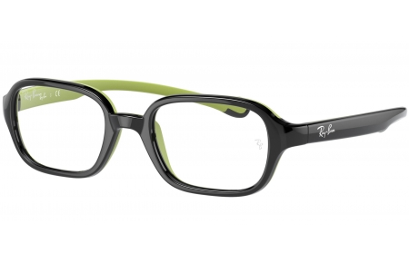 Gafas Junior - Ray-Ban Junior Collection - RY9074V - 3882 BLACK ON RUBBER GREEN