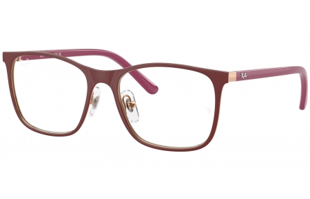 Gafas Junior - Ray-Ban Junior Collection - RY9551V - 4077 MATTE BURGUNDY ON ROSE GOLD
