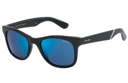 Gafas de Sol - Police - S1715 - 700B SHINY BLACK // BLUE