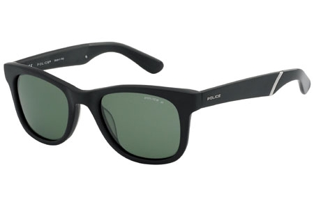 Gafas de Sol - Police - S1715 - 703P MATTE BLACK // GREY GREEN POLARIZED