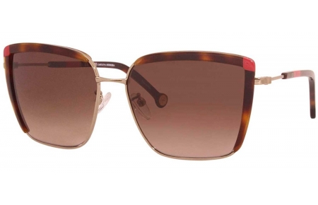 Gafas de Sol - Carolina Herrera - SHE148 - 08FE  SHINY CAMEL HAVANA // BROWN GRADIENT