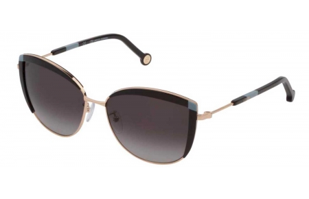 Gafas de Sol - Carolina Herrera - SHE149 - 300K  SHINY ROSE GOLD BLACK // GREY GRADIENT
