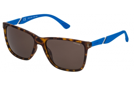 Sunglasses - Police - SPL529 SPEED 10 - 07VE HAVANA BLUE // BROWN