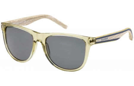 Gafas de Sol - Tommy Hilfiger - TH 1112/S - E9B (E5) CHAMPAGNE WOOD // GREY