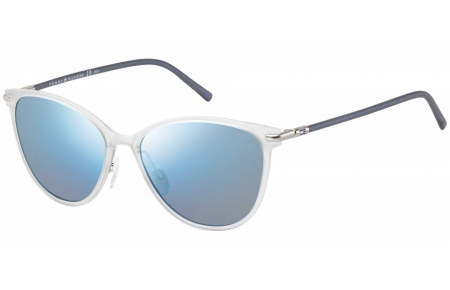 Gafas de Sol - Tommy Hilfiger - TH 1397/S - R2W (T7)  CRYSTAL GREY // BLUE MIRROR
