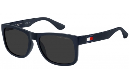 Gafas de Sol - Tommy Hilfiger - TH 1556/N/S - FLL (IR) MATTE BLUE // GREY