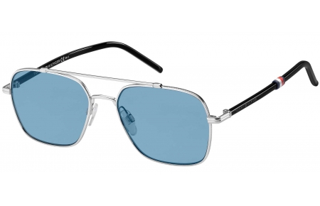 Gafas de Sol - Tommy Hilfiger - TH 1671/S - 010 (KU) PALLADIUM // BLUE GREY