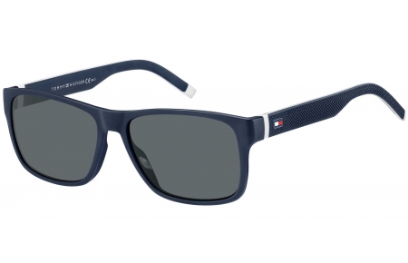 Gafas de Sol - Tommy Hilfiger - TH 1718/S - 0JU (IR) BLUE WHITE // GREY