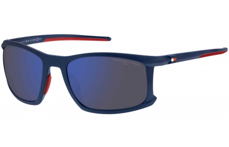 Gafas de Sol - Tommy Hilfiger - TH 1915/S - FLL (ZS) MATTE BLUE // BLUE MULTILAYER HIGH CONTRAST