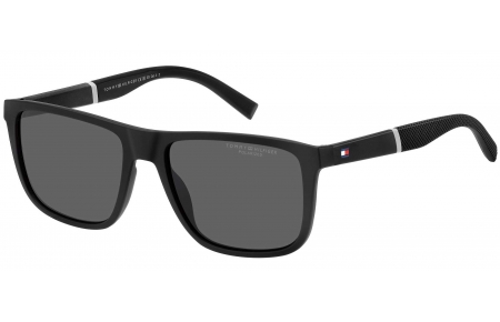 Gafas de Sol - Tommy Hilfiger - TH 2043/S - 003 (M9) MATTE BLACK // GREY POLARIZED