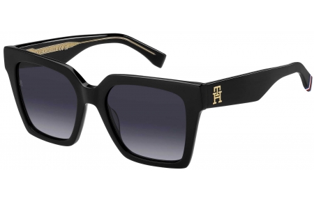 Gafas de Sol - Tommy Hilfiger - TH 2100/S - 807 (9O) BLACK // DARK GREY GRADIENT