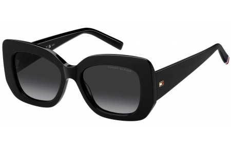 Gafas de Sol - Tommy Hilfiger - TH 2224/S - 807 (9O) BLACK // DARK GREY GRADIENT