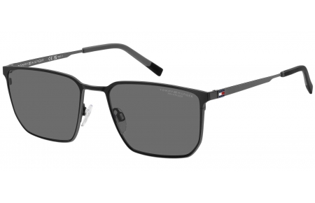 Gafas de Sol - Tommy Hilfiger - TH 2272/S - TI7 (M9) RUTHENIUM MATTE BLACK // GREY POLARIZED