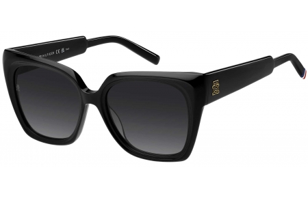 Gafas de Sol - Tommy Hilfiger - TH 2285/S - 807 (9O) BLACK // DARK GREY GRADIENT