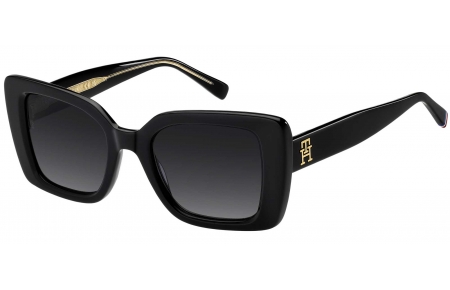 Gafas de Sol - Tommy Hilfiger - TH 2341/S - 807 (9O) BLACK // DARK GREY GRADIENT