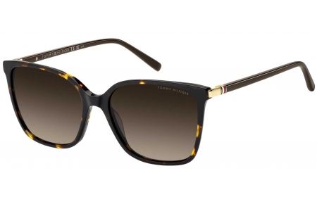 Gafas de Sol - Tommy Hilfiger - TH 2349/S - 086 (HA) DARK HAVANA // BROWN GRADIENT