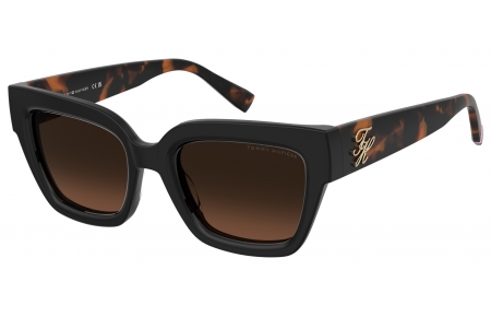 Gafas de Sol - Tommy Hilfiger - TH 2402/S - 807 (M2) BLACK // BROWN PINK GRADIENT