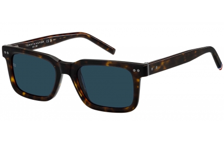 Gafas de Sol - Tommy Hilfiger - TH 85/S - 086 (KU) DARK HAVANA // BLUE