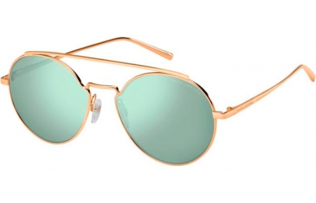 Gafas de Sol - Marc Jacobs - MARC 456/S - DDB (EL) GOLD COPPER // GREEN MIRROR