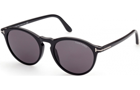 Gafas de Sol - Tom Ford - AURELE FT0904  - 01A  SHINY BLACK // GREY