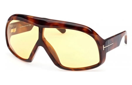 Gafas de Sol - Tom Ford - CASSIUS FT0965 - 52E  DARK HAVANA // YELLOW