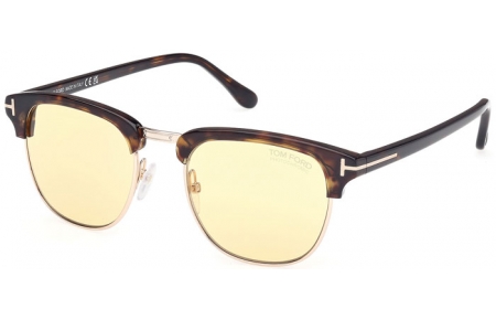 Lunettes de soleil - Tom Ford - HENRY FT0248 - 52E  DARK HAVANA // YELLOW PHOTOCHROMATIC