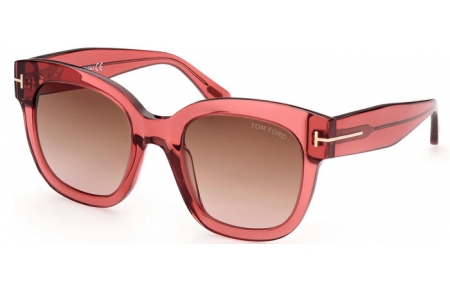 Gafas de Sol - Tom Ford - BEATRIX-02 FT0613 - 45K  SHINY LIGHT BROWN // BROWN GRADIENT